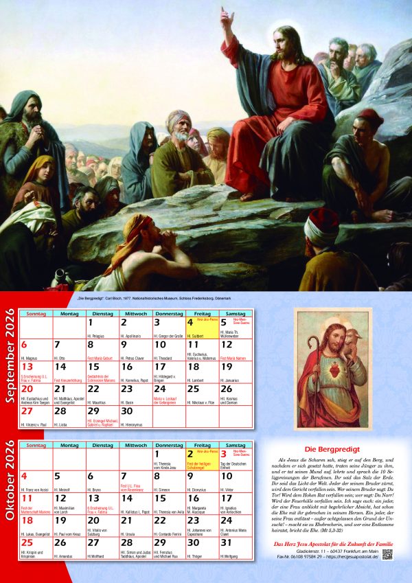 Herz Jesu Kalender 2026 - Image 3